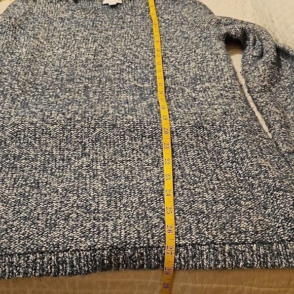 J Jill marbled gray and white oversized sweater size XS - Picture 10 of 10